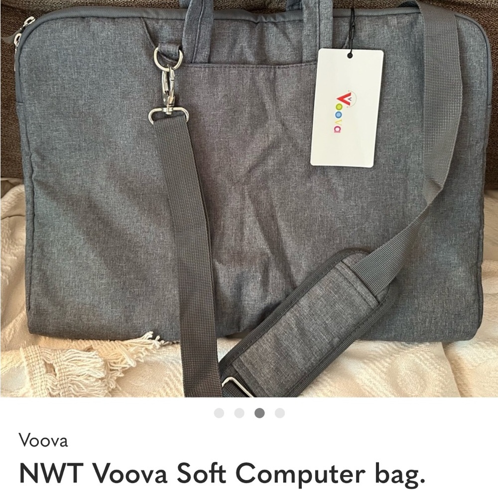 NWT Voova Soft Computer bag.